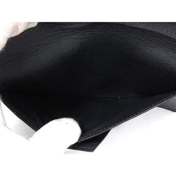 Louis Vuitton Wallet Portefeuille Ron Dark Navy Taiga Foldable — view 5