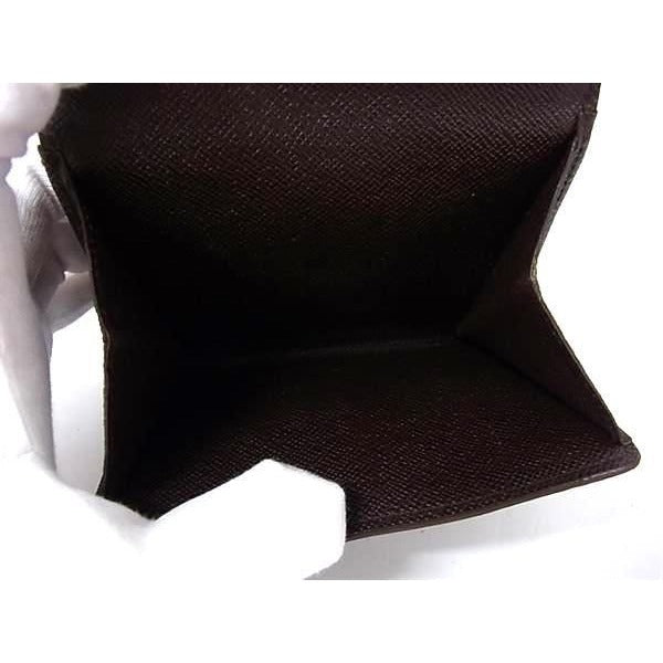 Louis Vuitton Wallet Damier Porte Monnaie Vie Carte Cles Di Ebne Brown — view 7