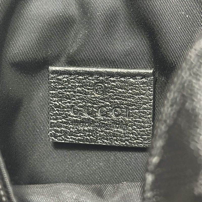 Gucci Shoulder Bag GG Pattern Black 643858