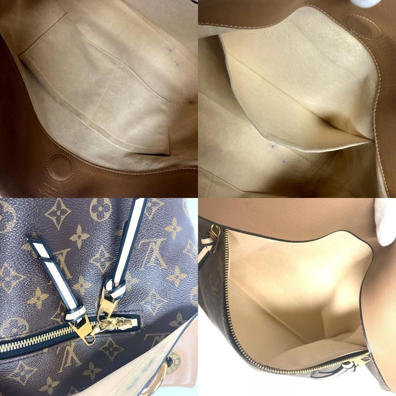 Louis Vuitton Shoulder Bag Tuileries Hobo M43536 Monogram Canvas Beige