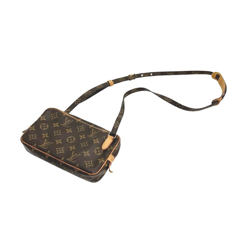 Louis Vuitton M51828 Monogram Shoulder Bag Marly Bandouliere Shoulder Bag Louis