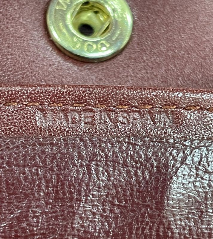 Cartier Must Line Leather Long Wallet Bordeaux Made In Spain