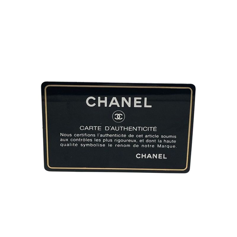 Em0840 Chanel Women's Long Wallet Pearl Zippy Wallet Black Beige