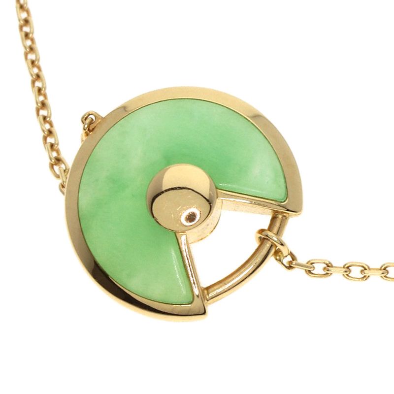 Cartier Amulet XS Chrysoprase Bracelet 18K Yellow Gold Ladies