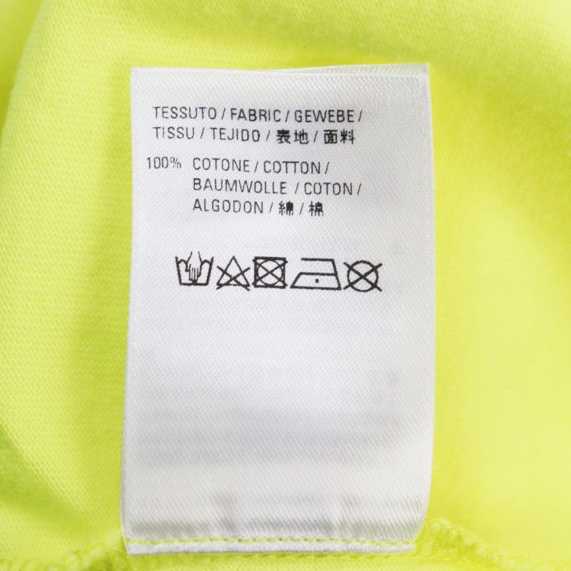 20SS Balenciaga 612965 Crew Tee Printed Crew Neck Short Sleeve T-shirt Cut And