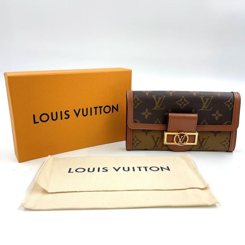 Louis Vuitton Portefeuille Sarah Dauphine Monogram Reverse RFID Reaction