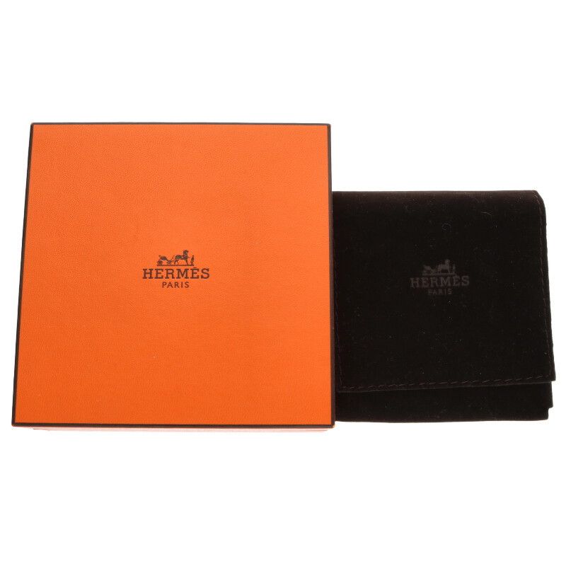 Hermes Horsebit Silver Necklace Men's