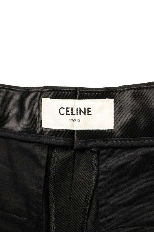 Celine 2p524673d 2 Pleated Wool Shorts Women's 36