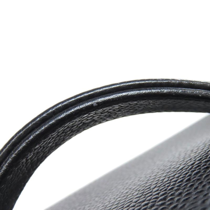 Chanel Vanity Gold Hardware Tote Bag Grained Calfskin Women's