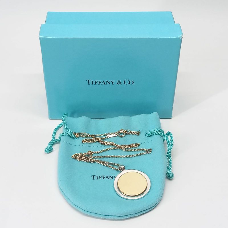 18K Coin Top Necklace Gold And Silver Tiffany & Co