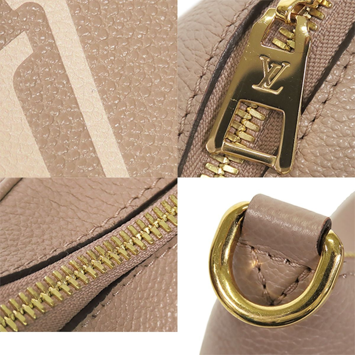 Louis Vuitton Bagatelle NM Tourtelle Cream Monogram Empreinte 2-Way Shoulder Bag — view 8