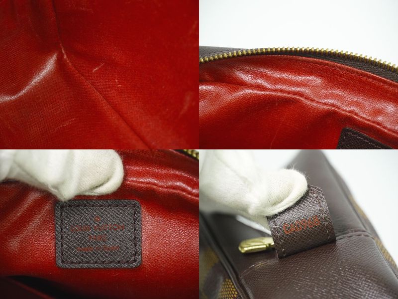 Authentic Louis Vuitton LV Trousse Toilette Damier Ebène Pouch Cosmetic Pouch