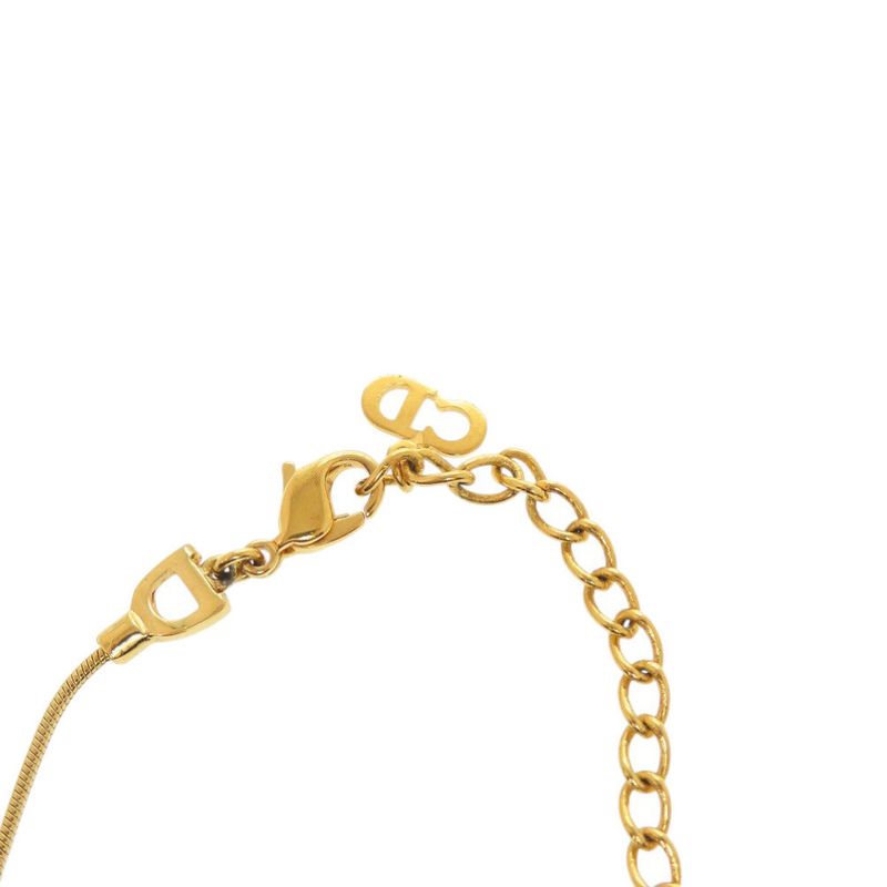 Dior CD Heart Metal Gold Necklace 0656 Dior