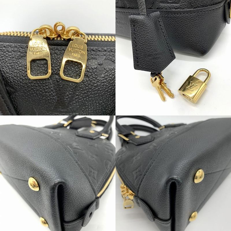 Louis Vuitton Alma BB M44829 Handbag Mini Bag Monogram Empreinte Black Women's