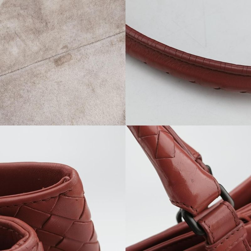 Bottega Veneta Roma Intrecciato Burgundy Lambskin B01570745e