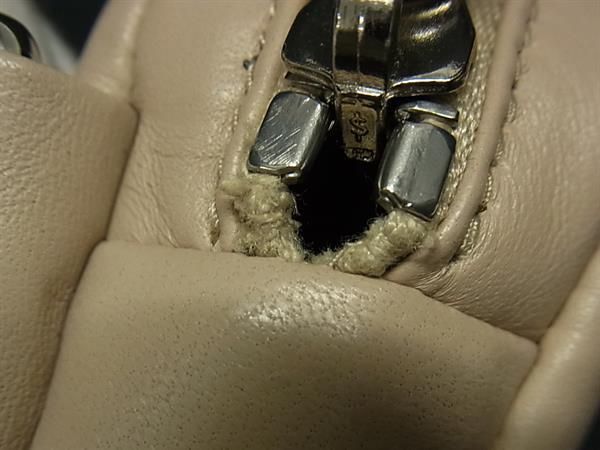 Prada Leather Small Pouch Multi Case Arm Pouch Women's Men's Beige