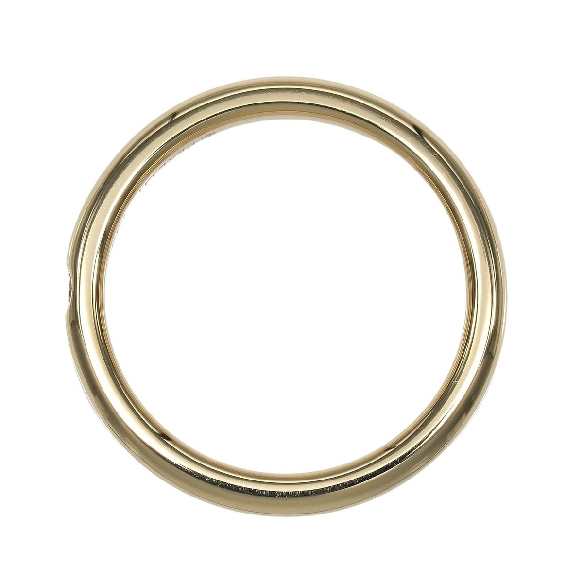 Tiffany & Co Stacking Band 18k Yellow Gold Diamond Ring — view 11