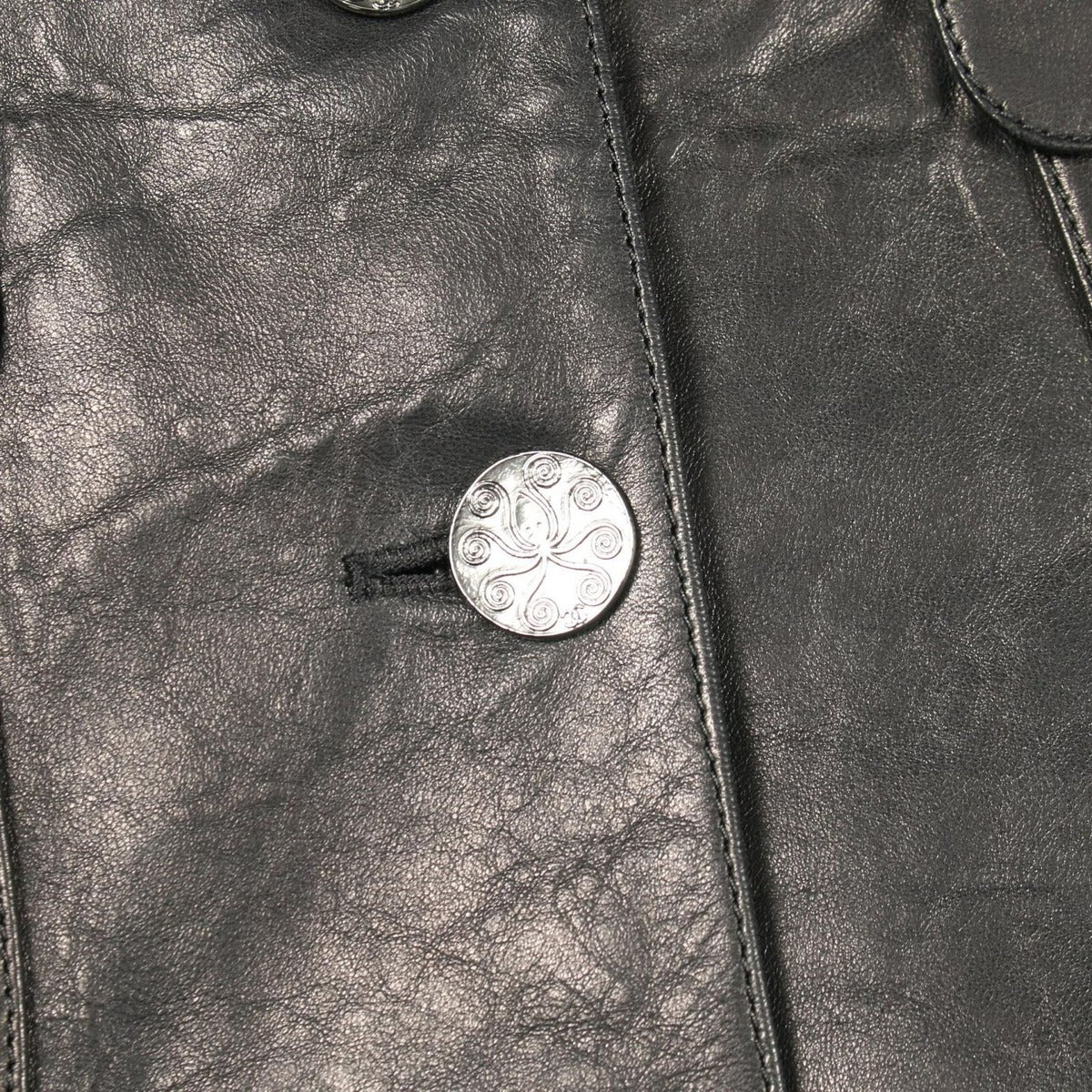 Chanel Leather Jacket Open Work Border — view 12