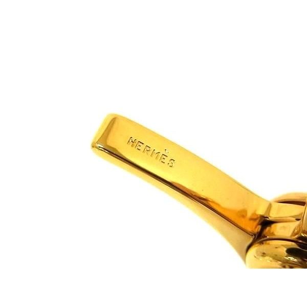 Hermes Phil Glove Holder Charm Gold — view 3