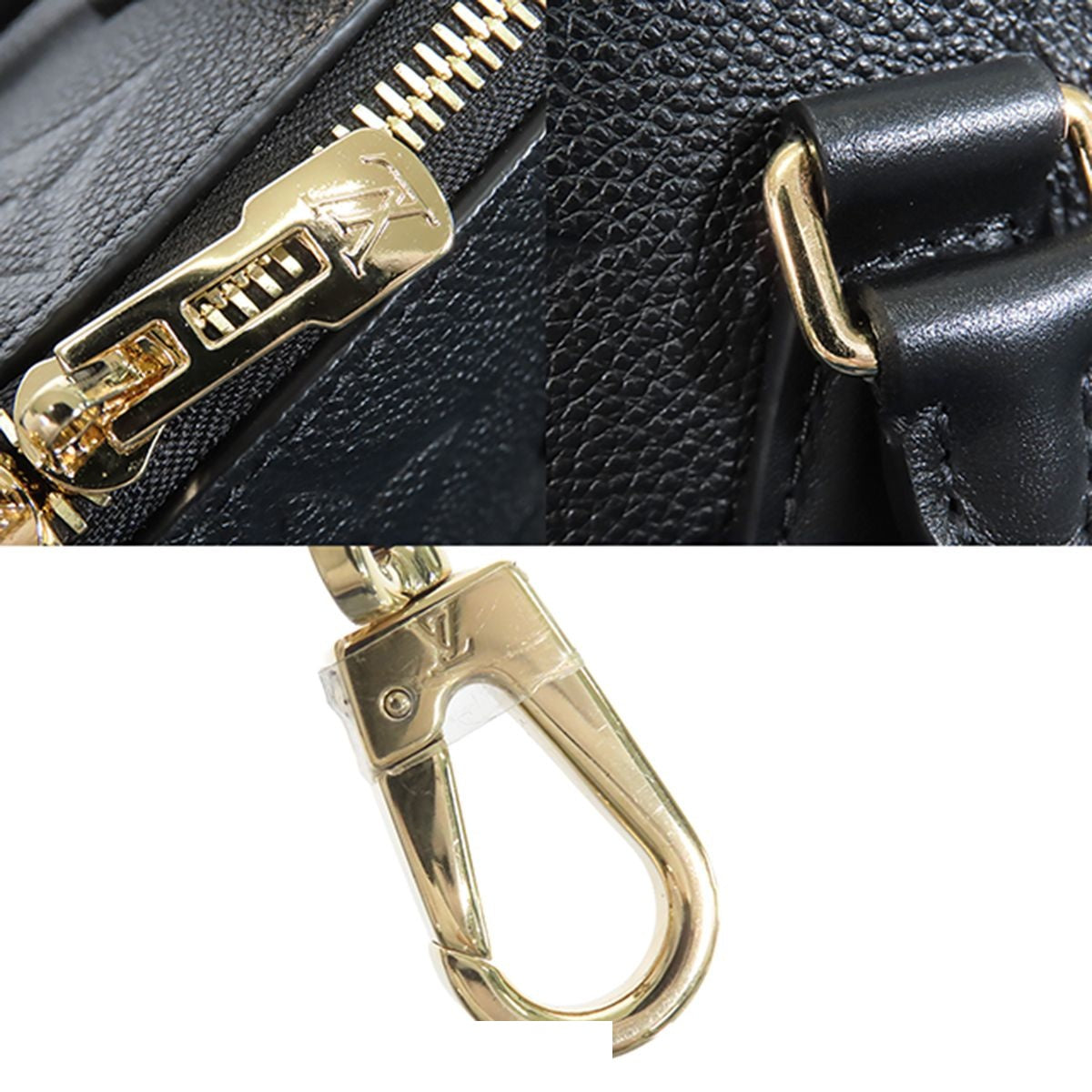 Louis Vuitton Speedy Bandouliere 20 Noir Black Monogram Empreinte 2-Way — view 8