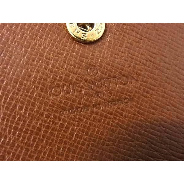 Louis Vuitton Wallet Pochette Porte Monnaie Cles Di Brown Monogram — view 7