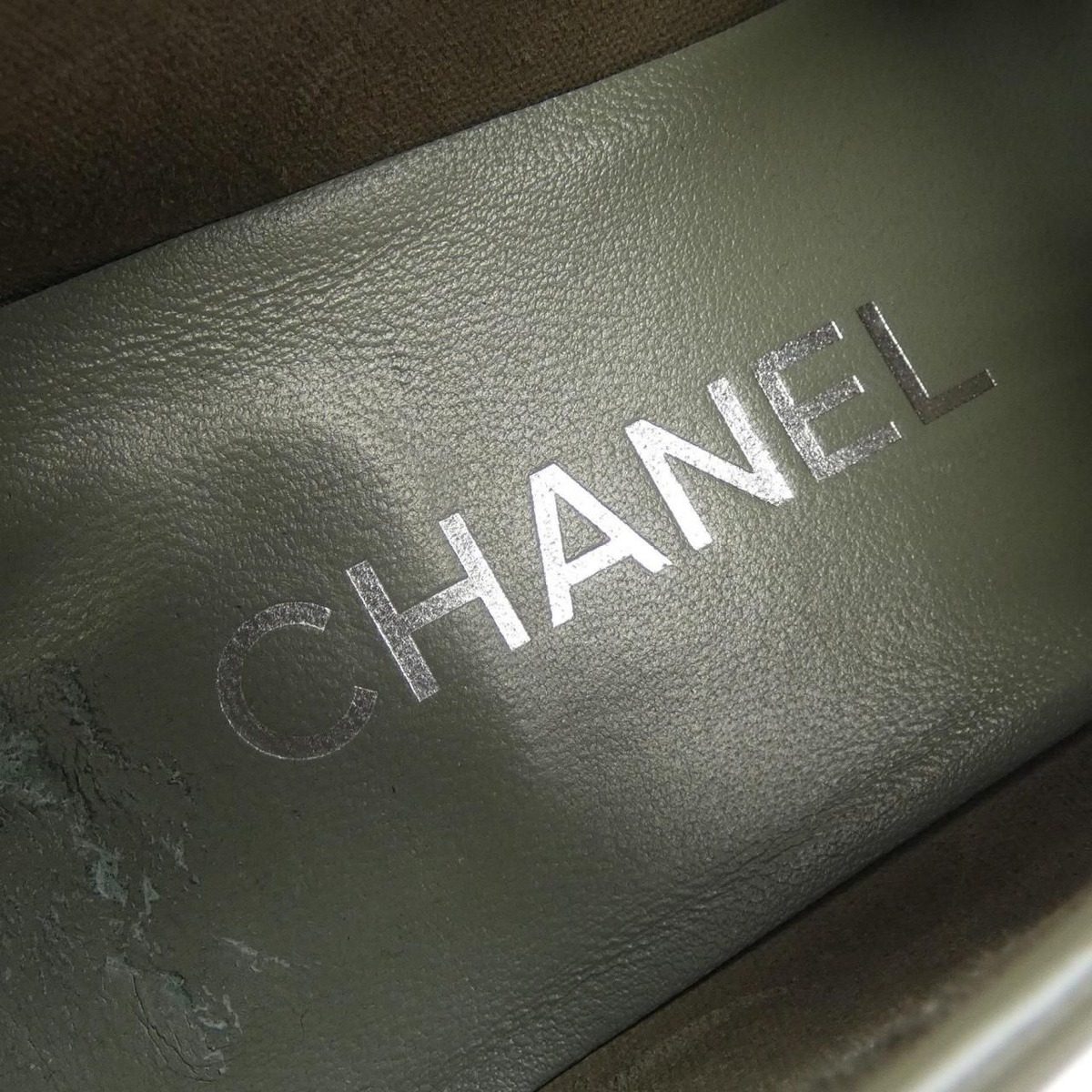 Chanel Loafers Shoes Khaki — view 6