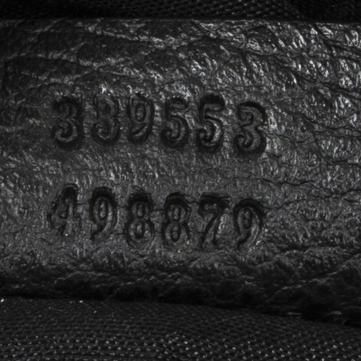 Gucci Charm Hobo Black GG Nylon Canvas — view 10