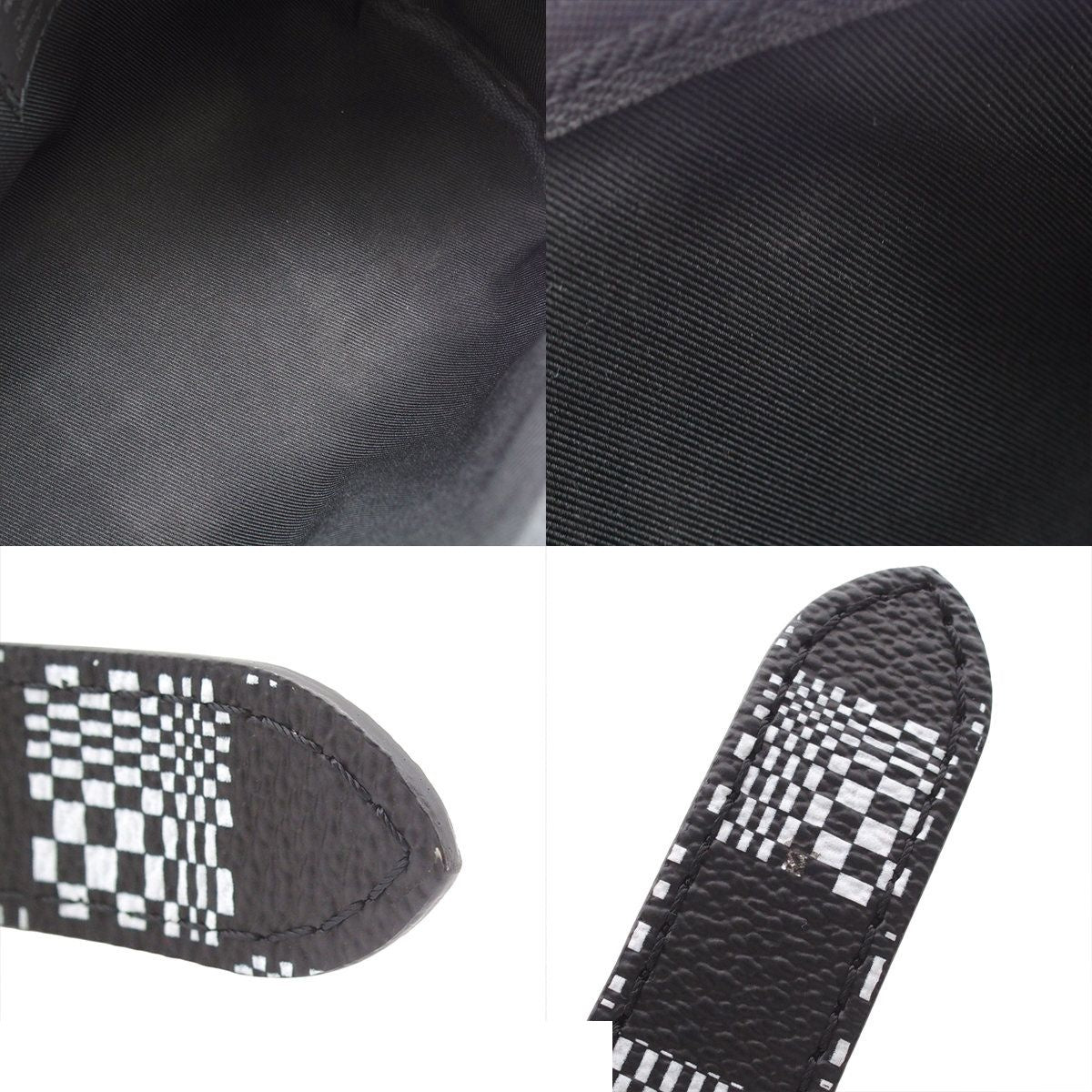 Louis Vuitton Keepall XS Noir White Orange Damier Distorted 2-Way Shoulder Bag — view 8