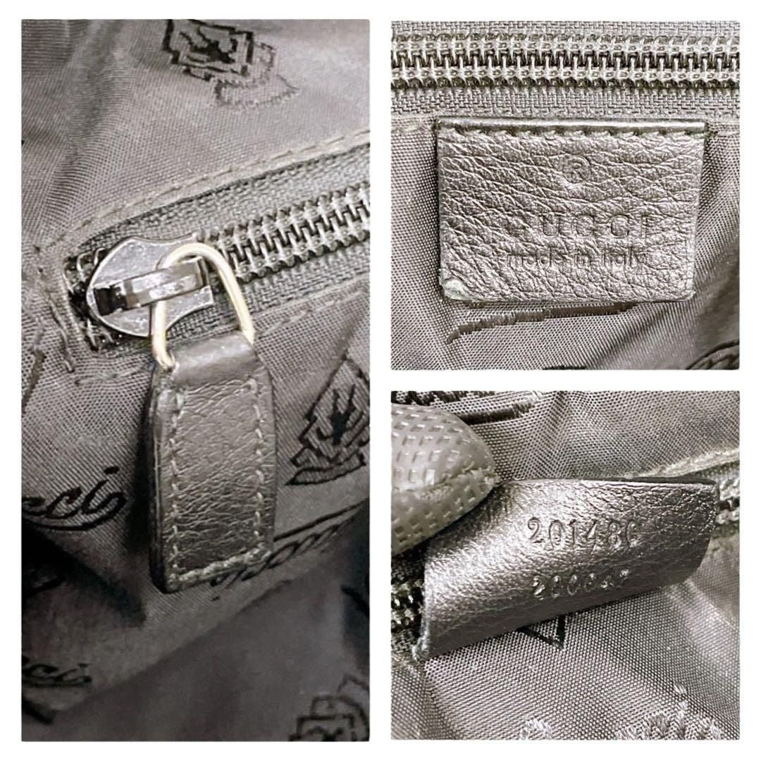 Gucci GG Guccissima Business Bag Briefcase Crossbody Messenger Mens
