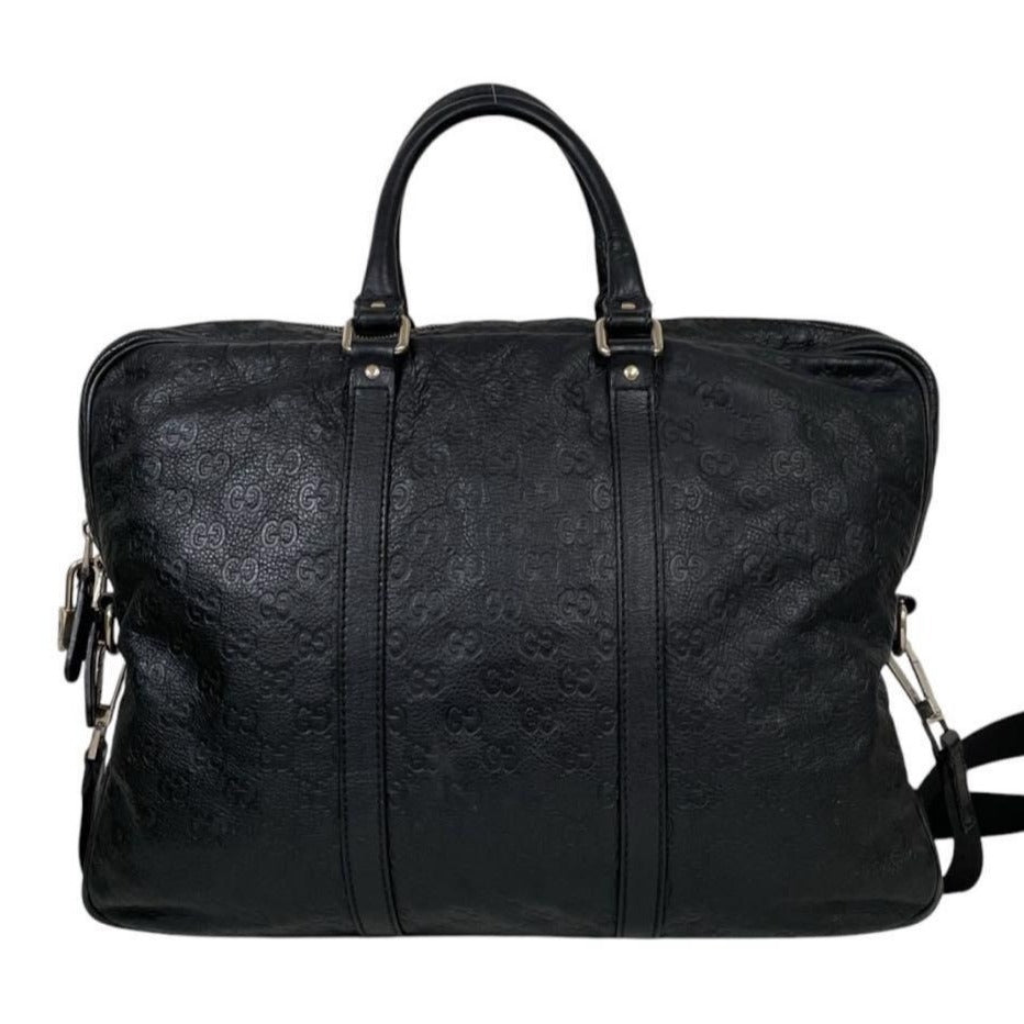 Gucci GG Guccissima Business Bag Briefcase Crossbody Messenger Mens