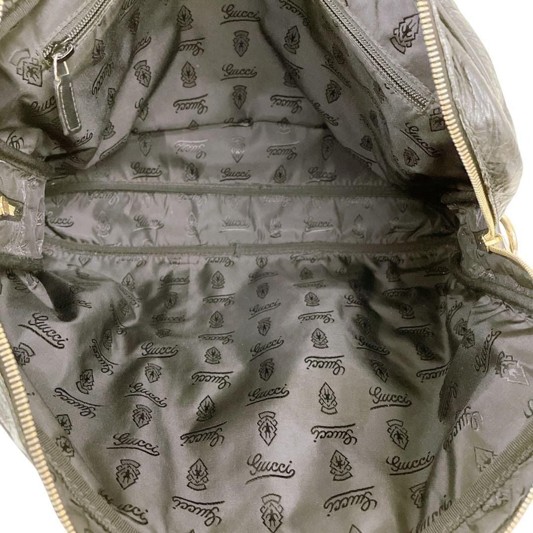 Gucci GG Guccissima Business Bag Briefcase Crossbody Messenger Mens