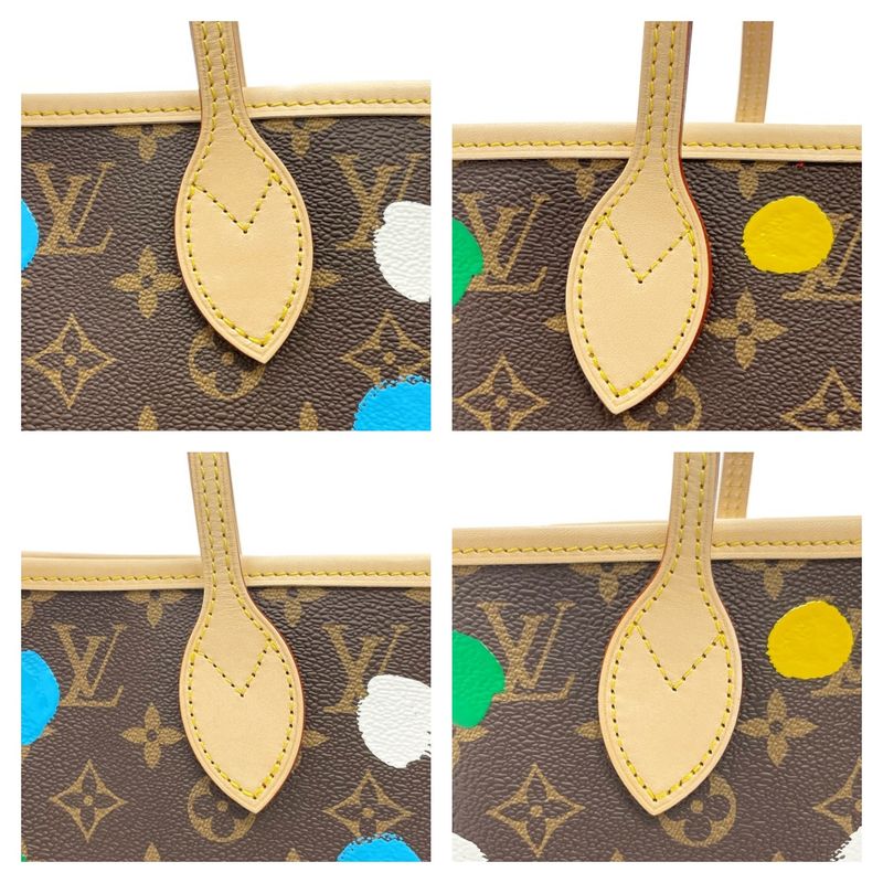 Louis Vuitton Monogram Yayoi Kusama Neverfull MM — view 8