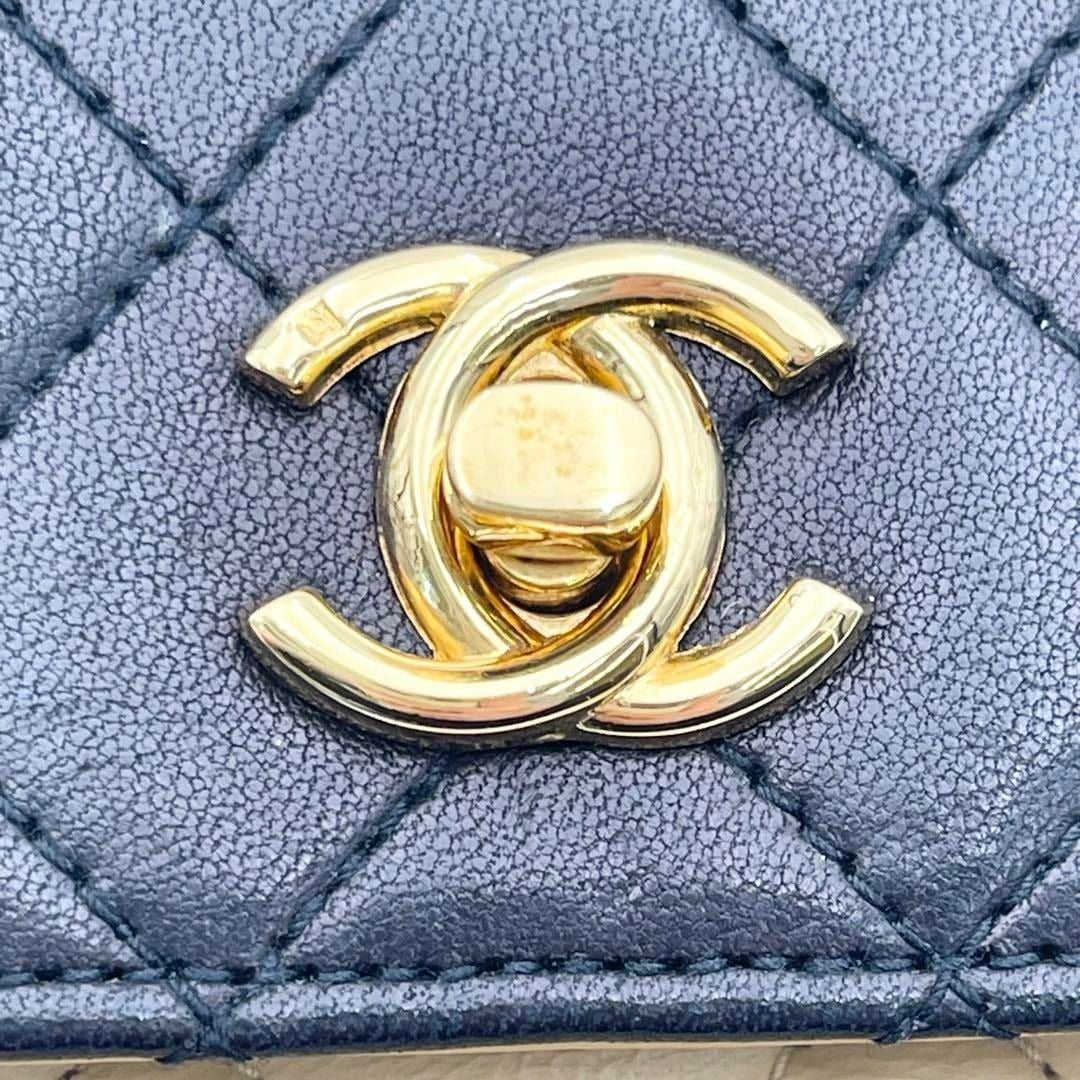 CHANEL 24K Vintage Classic Single Flap Quilted Lambskin Chain Bag Tan