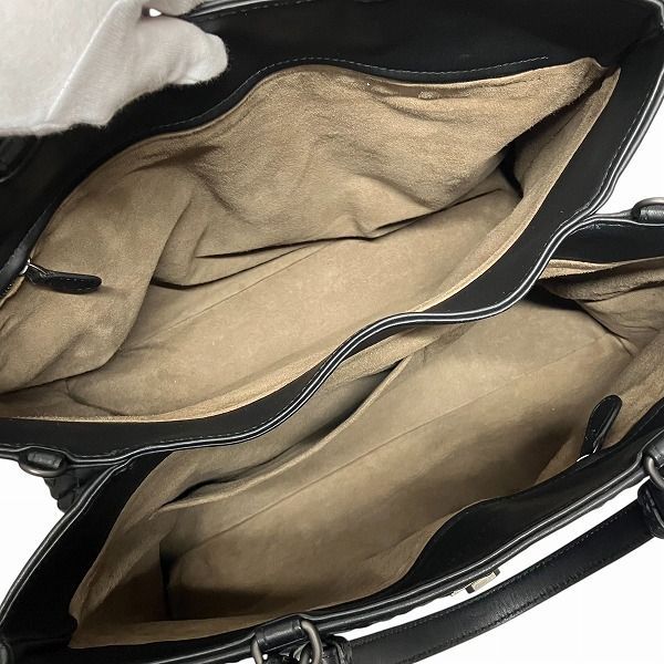 Bottega Veneta Intrecciato Roma 171265 Black Bag Tote Handbag Men's