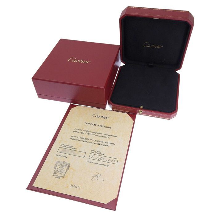 Cartier Trinity 1P Diamond Necklace 18K Pink Gold 18K Yellow Gold 18K White