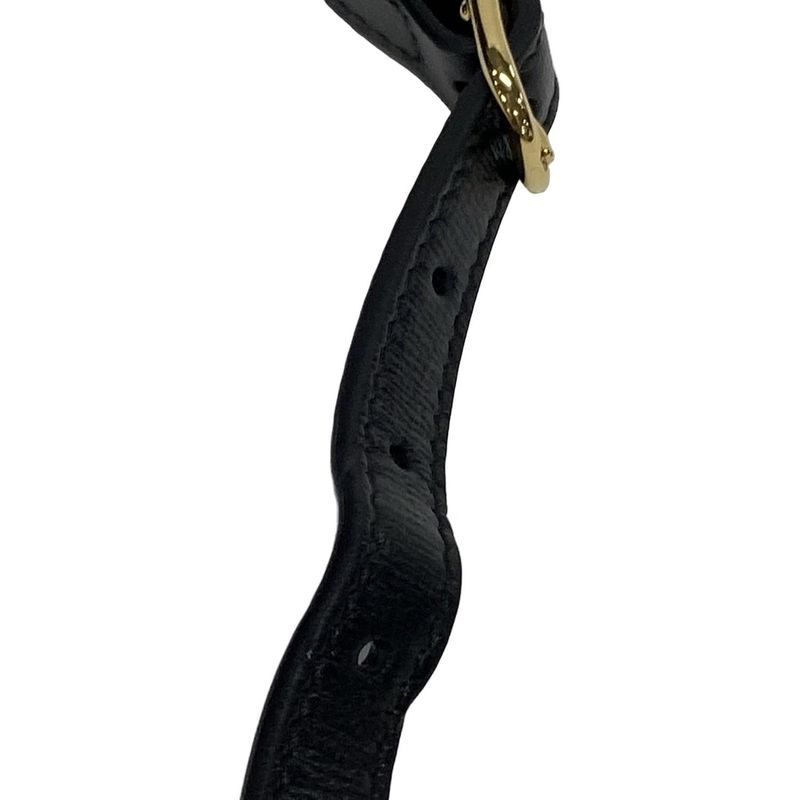 Gucci Shoulder Bag Horsebit 1955 Bucket Bag 602118 Black Drawstring Shape