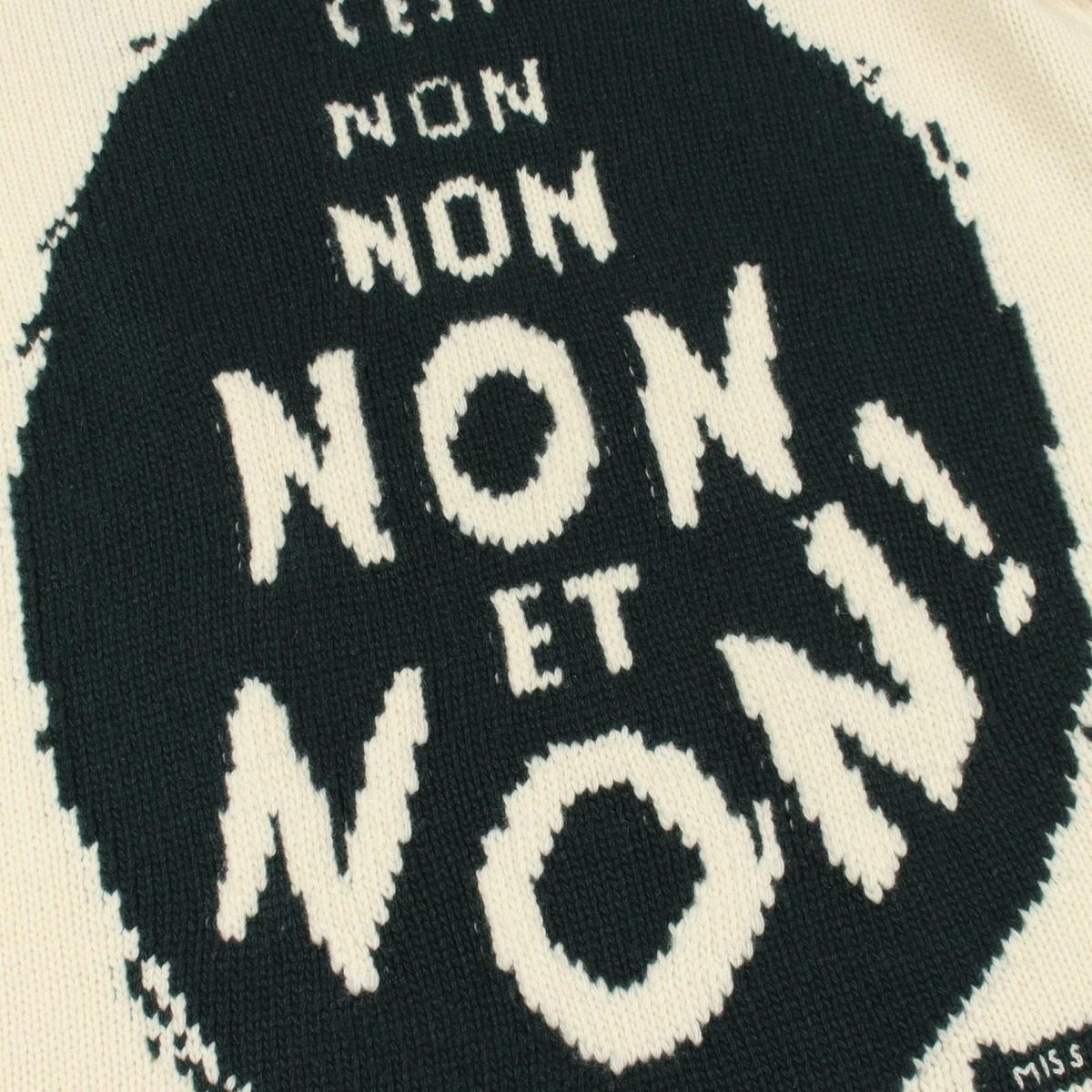 Dior Knit Non ET Non! Wool Cashmere Sweater — view 7