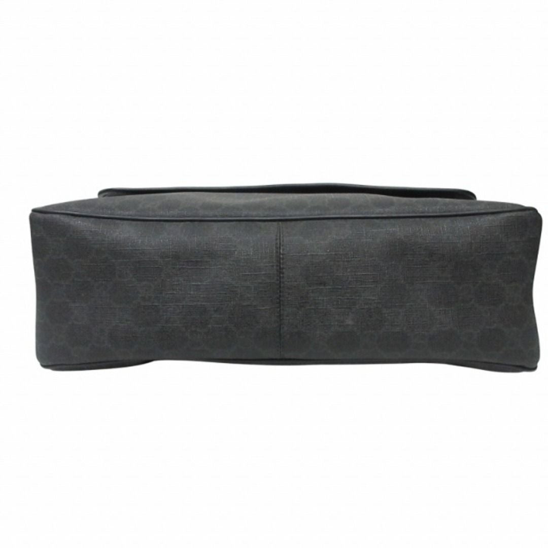 Gucci GG Plus Large Crossbody Bag Messenger Web Canvas Black Mens