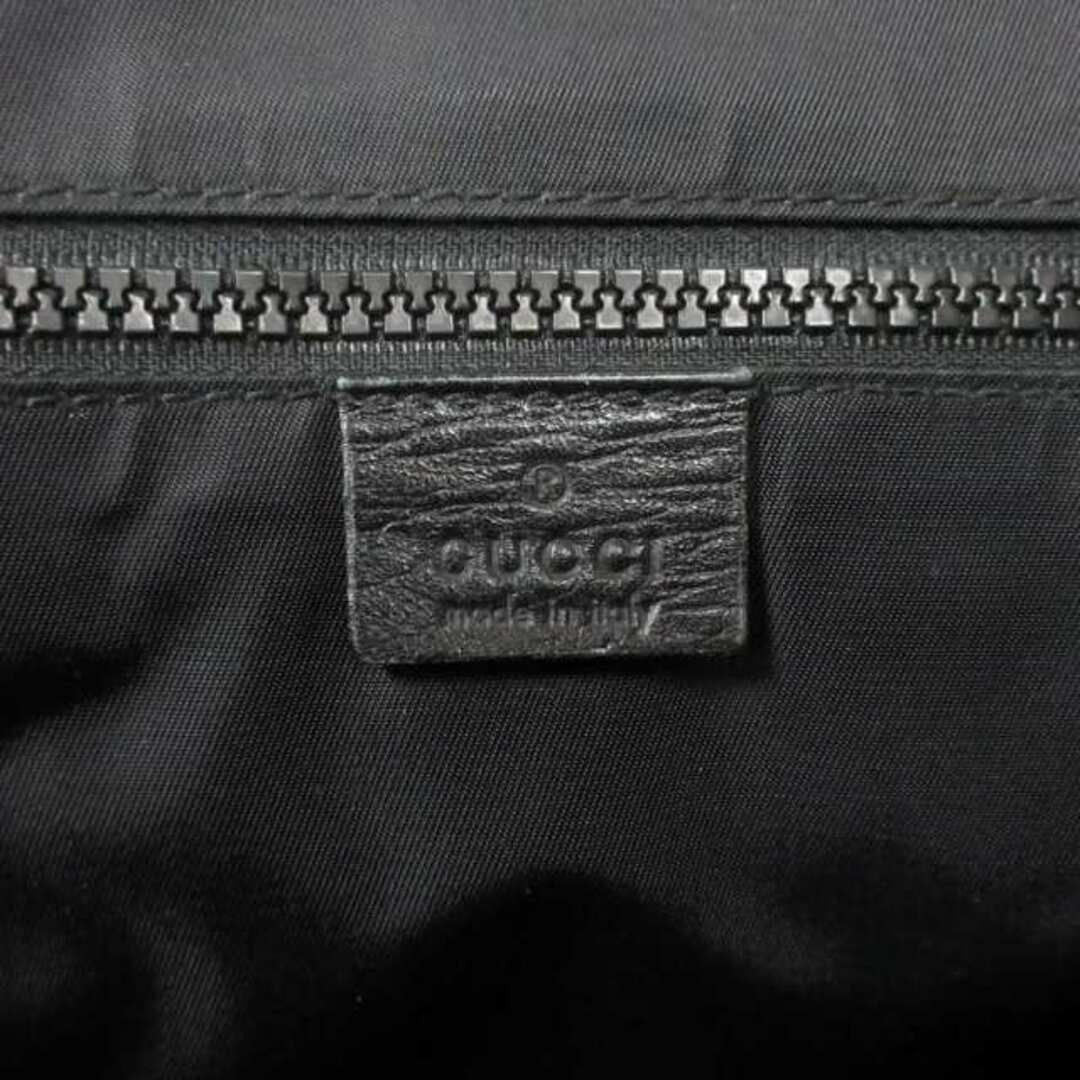 Gucci GG Plus Large Crossbody Bag Messenger Web Canvas Black Mens