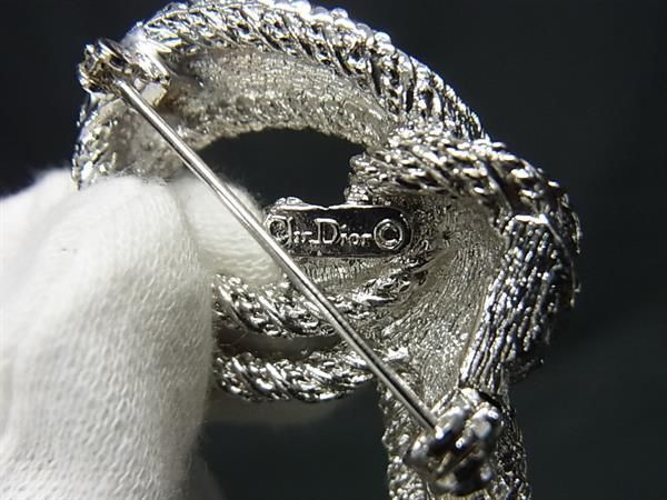Christian Dior Christian Dior Pin Brooch Pin Badge Accessories Ladies Silver