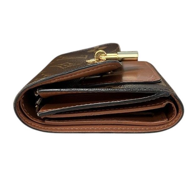 Louis Vuitton Monogram Portefeuille Flower Compact M67504 Trifold Wallet For