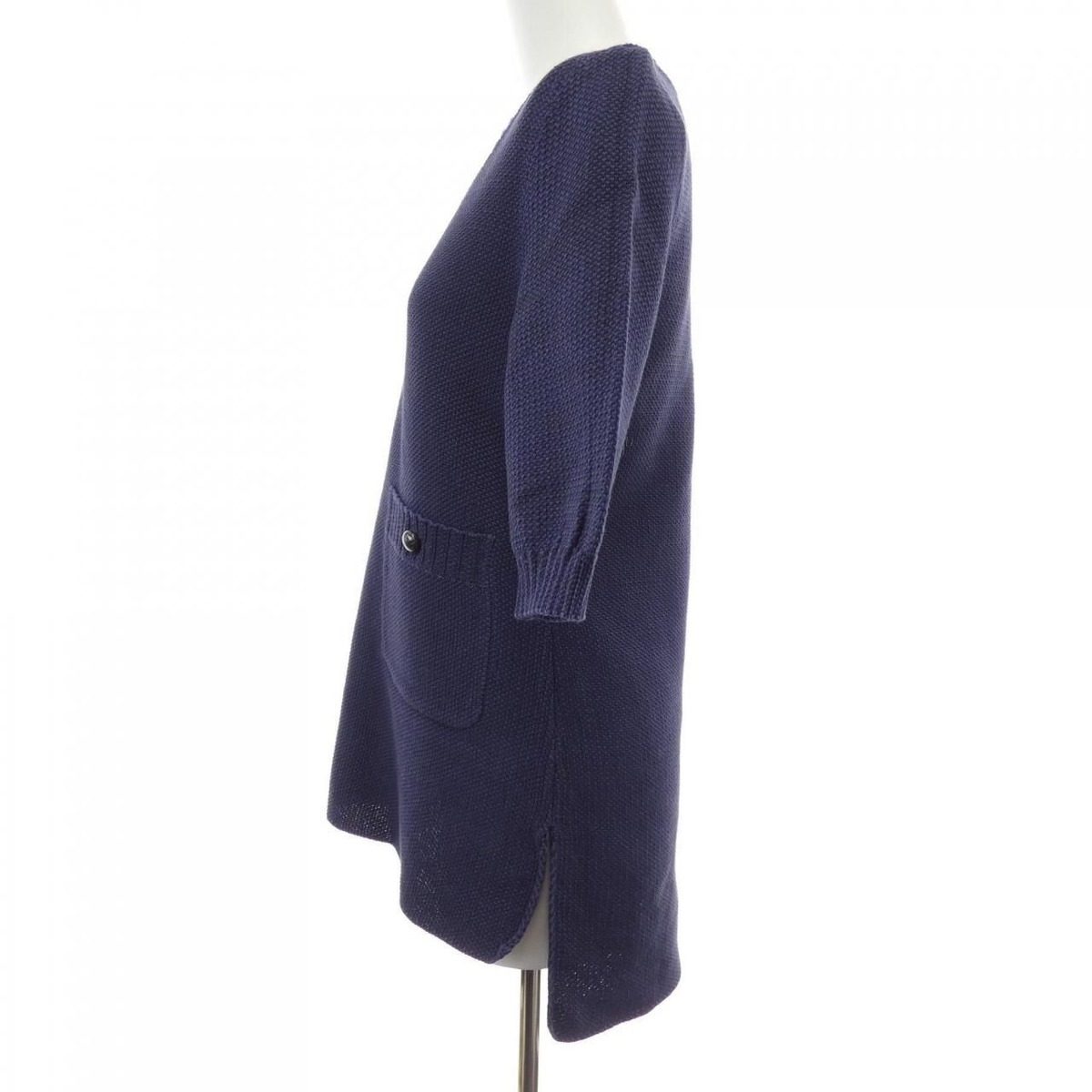 Chanel Knit Top Navy — view 7