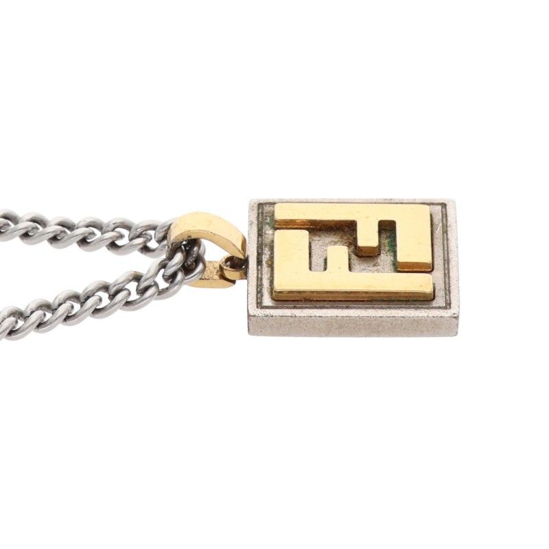 Fendi FF Logo Chain Necklace Men's