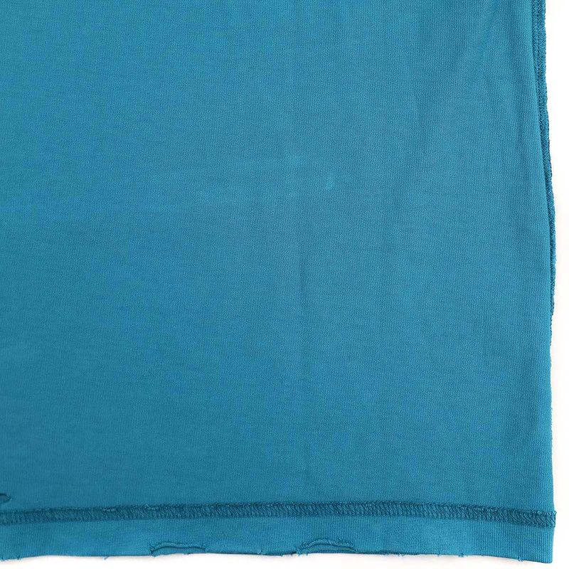 Balenciaga 25ss Medium Fit T-Shirt Inside Out Logo T-Shirt 822441 Tsva2 Blue XXS