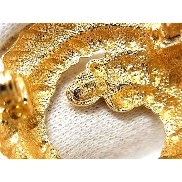 Dior Vintage Pin Brooch Pin Badge Gold — view 4
