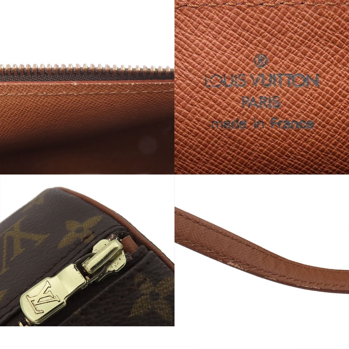 Louis Vuitton Papillon 30 Brown Gold Monogram Canvas Handbag — view 8