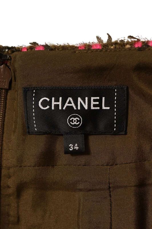 Chanel P73672v65199 Tweed Skirt Women 34