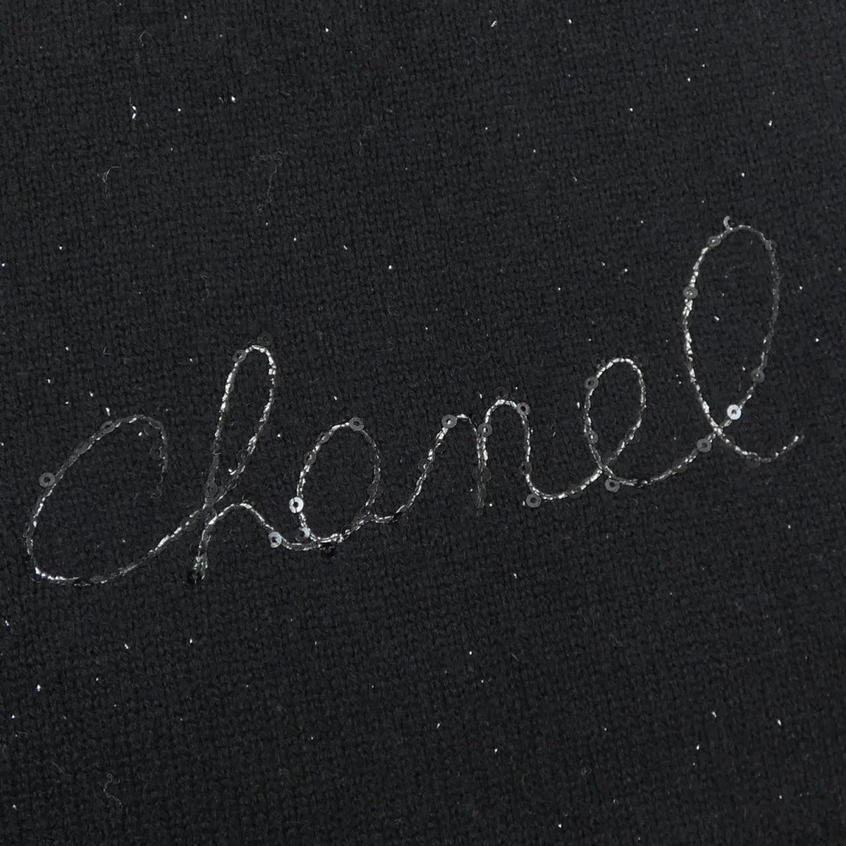 Chanel Scarf Cashmere Black — view 4