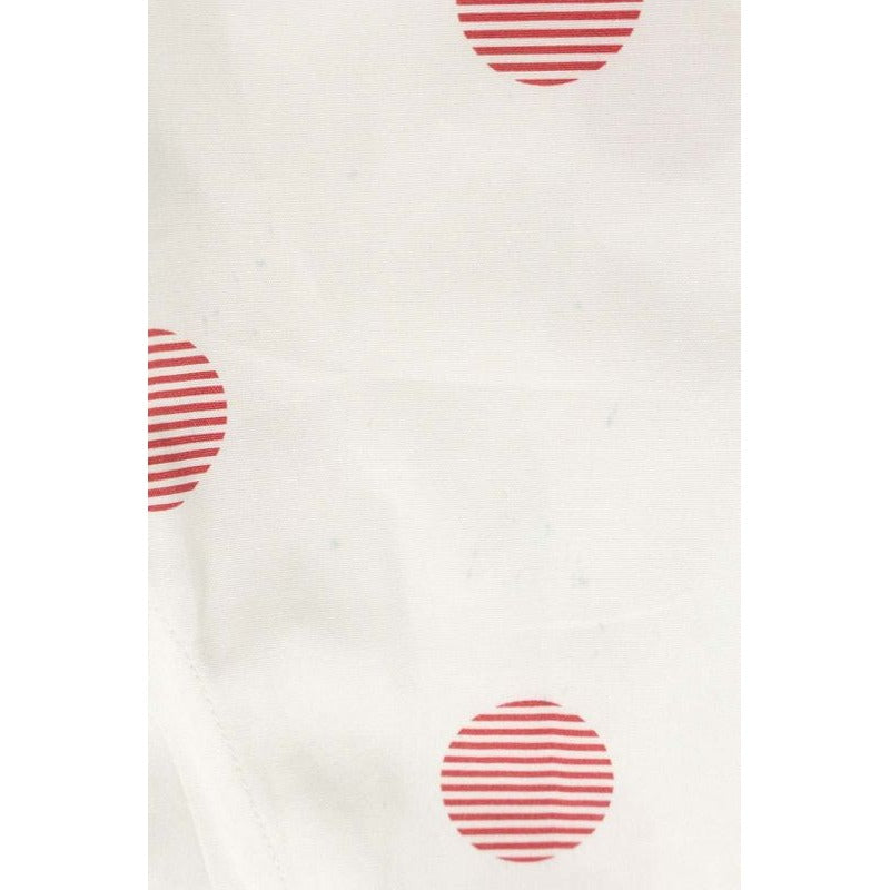 Prada Ucs339 Triangle Logo Print Dot Short Sleeve Shirt — view 3