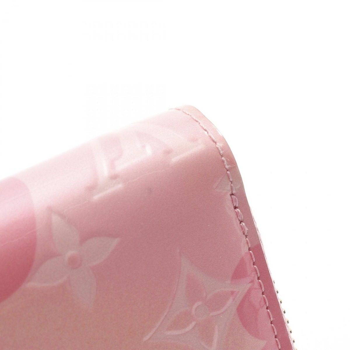 Louis Vuitton Round Wallet Zippy Pink Patent Leather — view 10